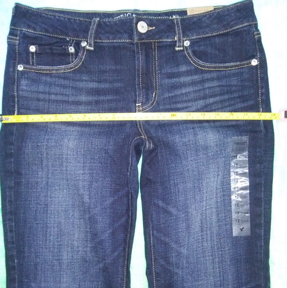 AE Favorite Boyfriend LowRise Stretch 12R NWT!
